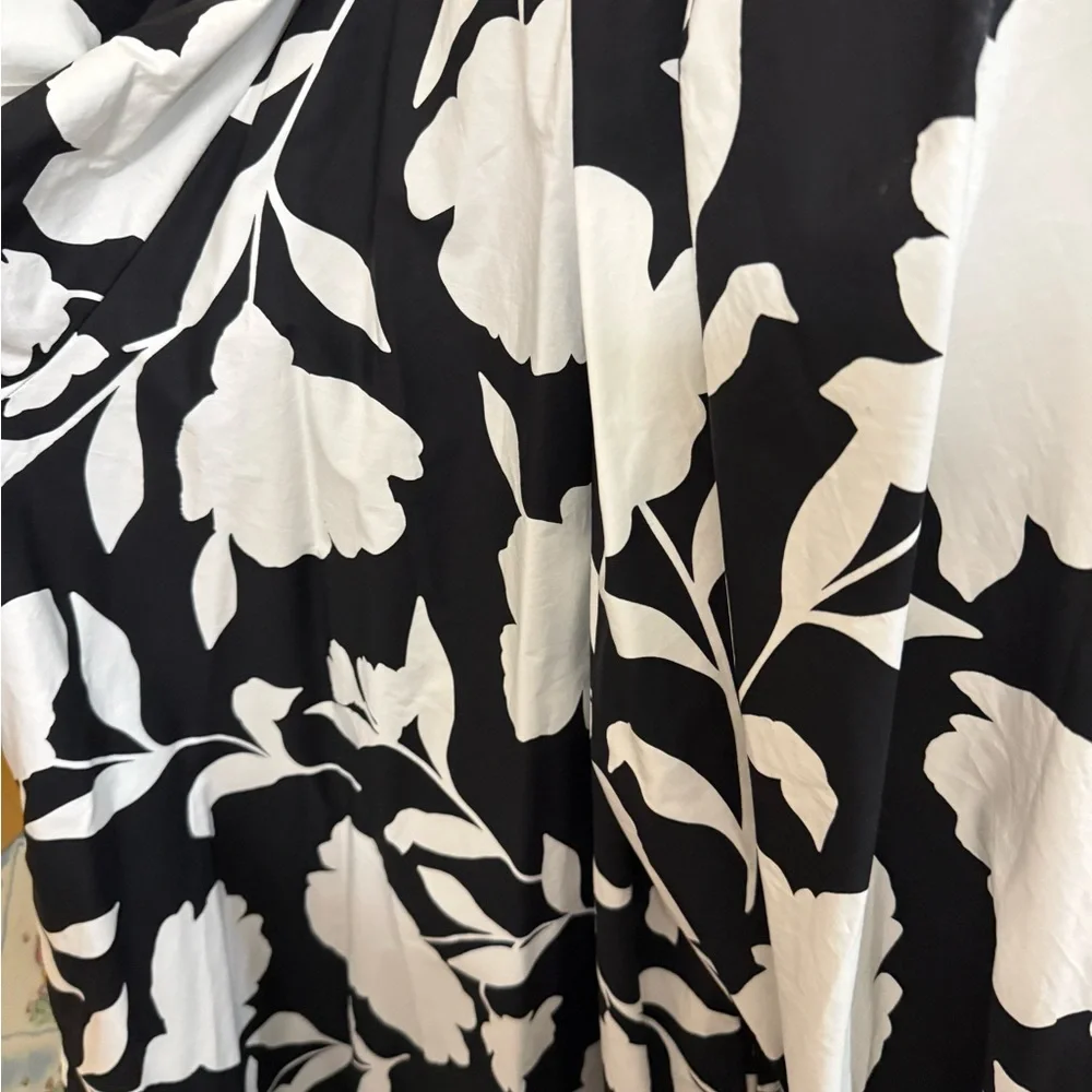 Kate Spade Black and White Floral Womens Dress - Picture 3 of 3